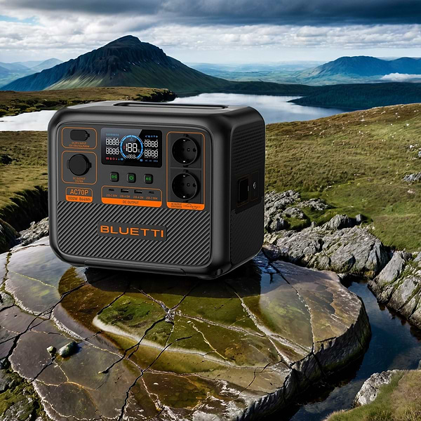 Фото - Зарядна станція універсальна Bluetti AC70P 864Wh 1000W