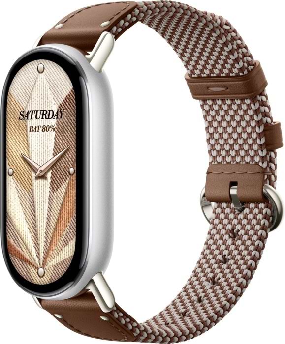 Фото - Ремешок для фитнес-браслета Xiaomi  for Band 10 Silk Knitted Strap Feather Brown (BHR07YJGL)