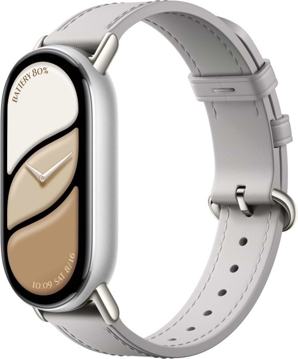 Фото - Ремінець для фітнес-браслета Xiaomi 
for Band 10 Leather Strap Elephant Gray (BHR07YLGL)