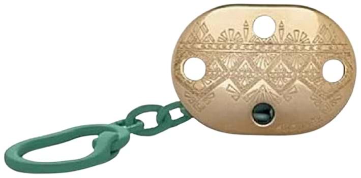 Держатель пустышек Suavinex Клипса Couture, зеленая (304255)