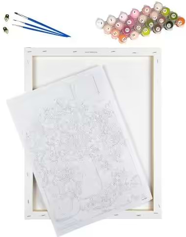 Фото - Картина по номерам Strateg Подсолнухи на голове 40х50 см (GS1329)