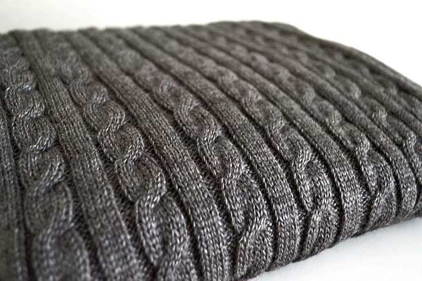 Фото - Плед полуторний Прованс SOFT графіт 140х180 см (012251)