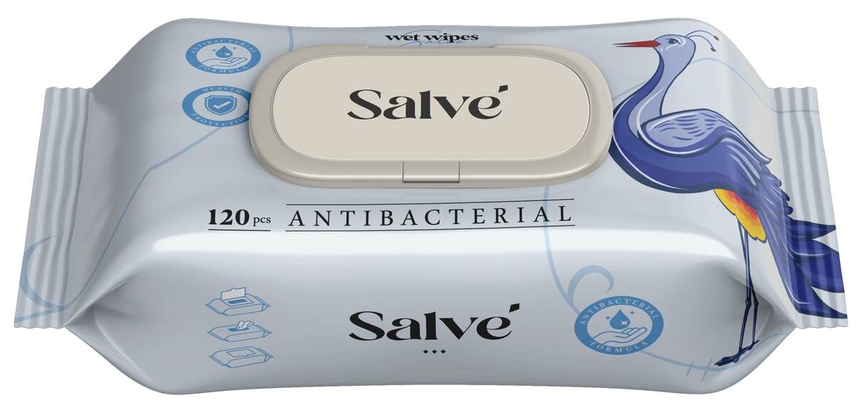 Салфетки гигиенические влажные Salve 120 шт. (5853954200577)