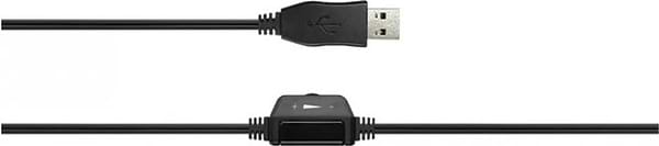 Фото - Гарнітура дротова Canyon CHSU-1 USB Black (CNS-CHSU1B)