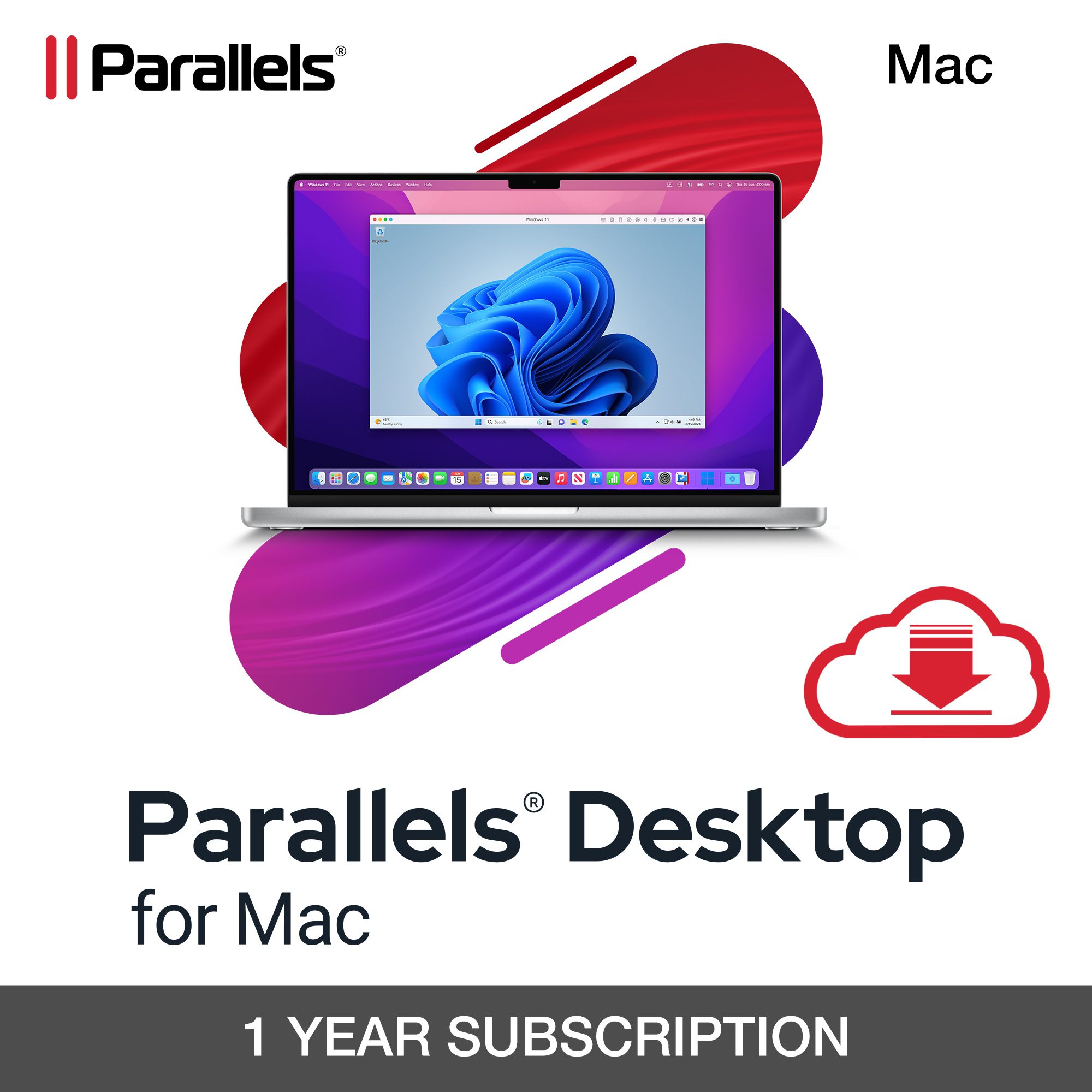 Примірник ПЗ Parallels Desktop Subscription, 1 рік, ESD