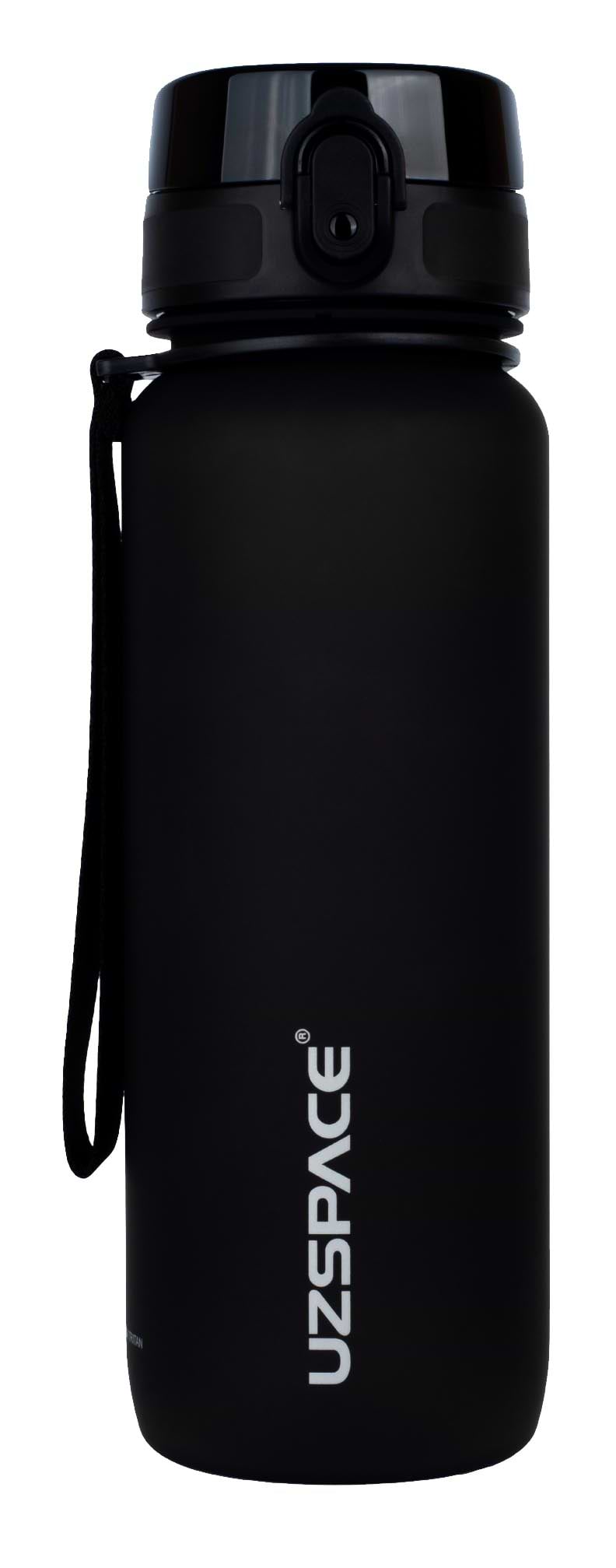 Бутылка для воды UZspace 3053 Frosted 800 мл черная