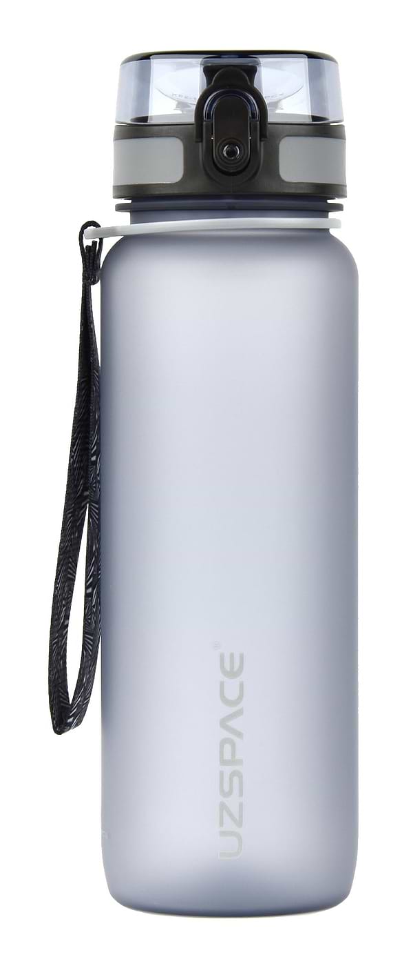 Фото - Пляшка для води UZspace 3053 Frosted 800 мл сіра