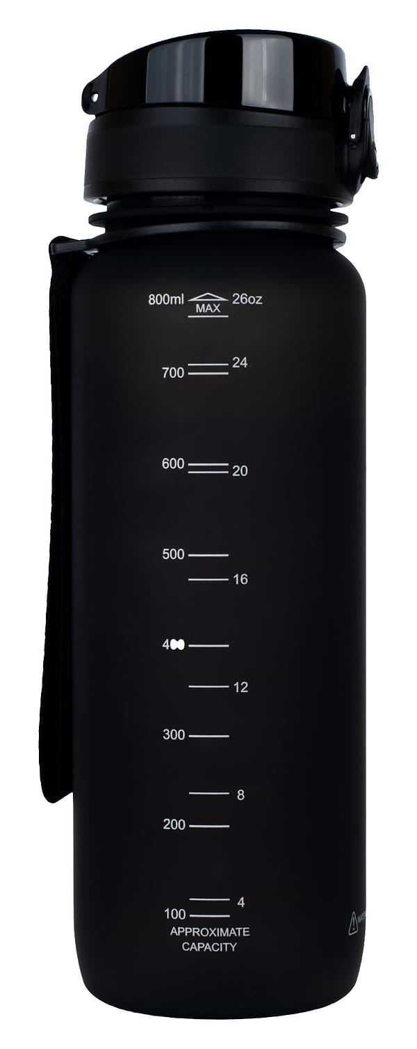 Фото - Пляшка для води UZspace 3053 Frosted 800 мл чорна