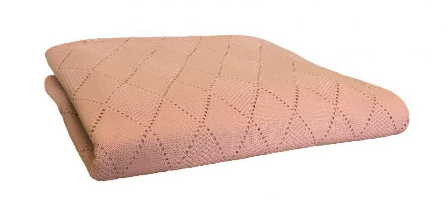 Плед полуторний Прованс Винтаж персик 130х170 см (015465)