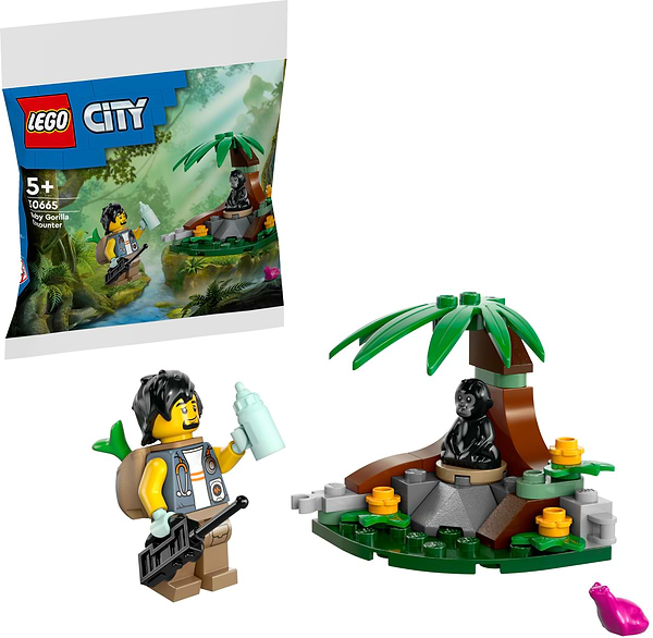 Фото - Конструктор LEGO Minifigures Зустріч із малям горили (30665)