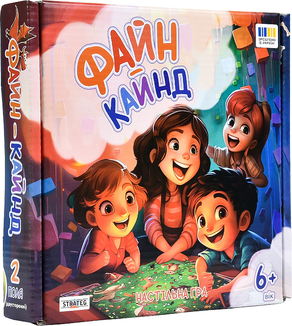 Фото - Настольная игра (5-7 лет) Strateg Файн-кайнд на украинском языке (30675)