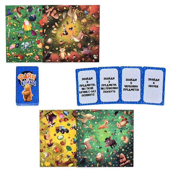 Фото - Настольная игра (5-7 лет) Strateg Файн-кайнд на украинском языке (30675)