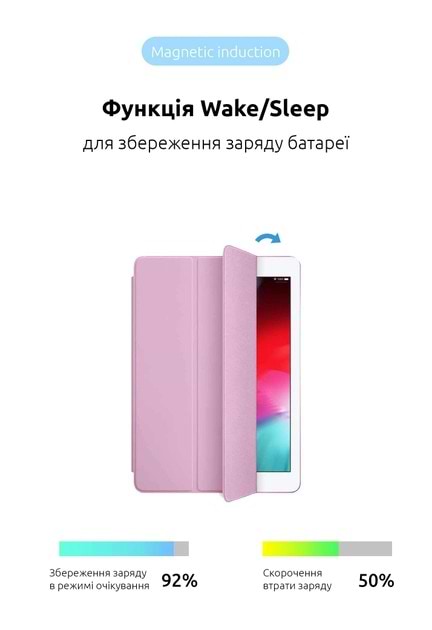 Фото - Уцінка - Чохол для планшету Armorstandart Smart Case for iPad 10.2 (2021/2020/2019) Pink (ARM64855)