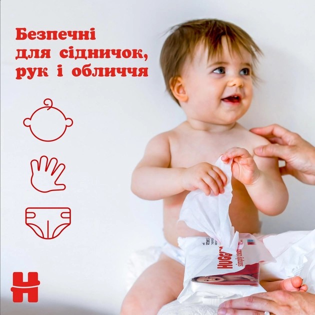Фото - Салфетки влажные для детей Huggies Simply Clean, 72 шт. (5029053582238)