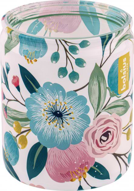 Купити Свічка скло Bolsius Flowers 82/68, аромат лаванда (159663) - Фото 1 Свічка скло Bolsius Flowers 82/68, аромат лаванда (159663) - Фото 1