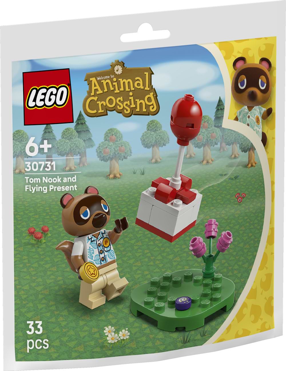 Конструктор LEGO Animal Crossing Tom Nook і Летючий подарунок (30731)