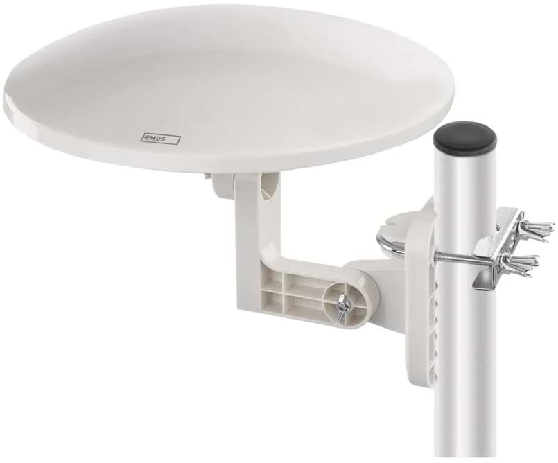 Купить Антенна наружная EMOS SJ0803, V900, DVB-T2, FM, DAB, 0–80 км, 360°, фильтр LTE/4G/5G - Фото 1 Антенна наружная EMOS SJ0803, V900, DVB-T2, FM, DAB, 0–80 км, 360°, фильтр LTE/4G/5G - Фото 1