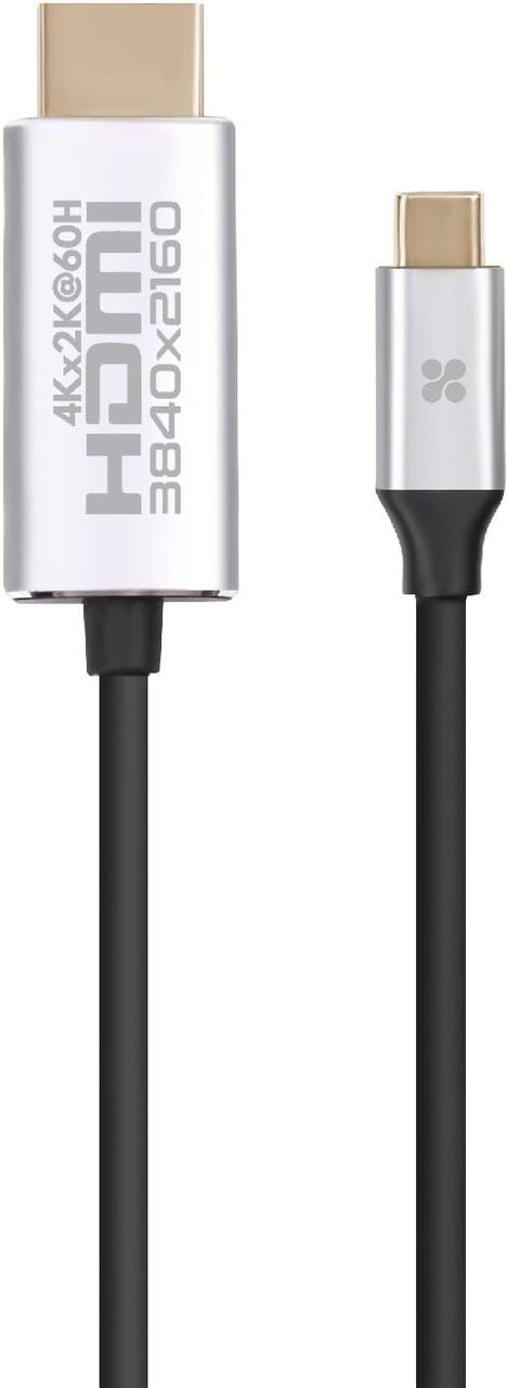 Кабель Promate HDMI-USB Type-C hdlink-60h.grey - Фото 1