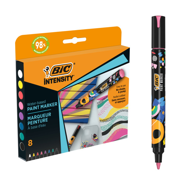Набор маркеров BIC АКрил Vivid 8 шт. (3086123775633)