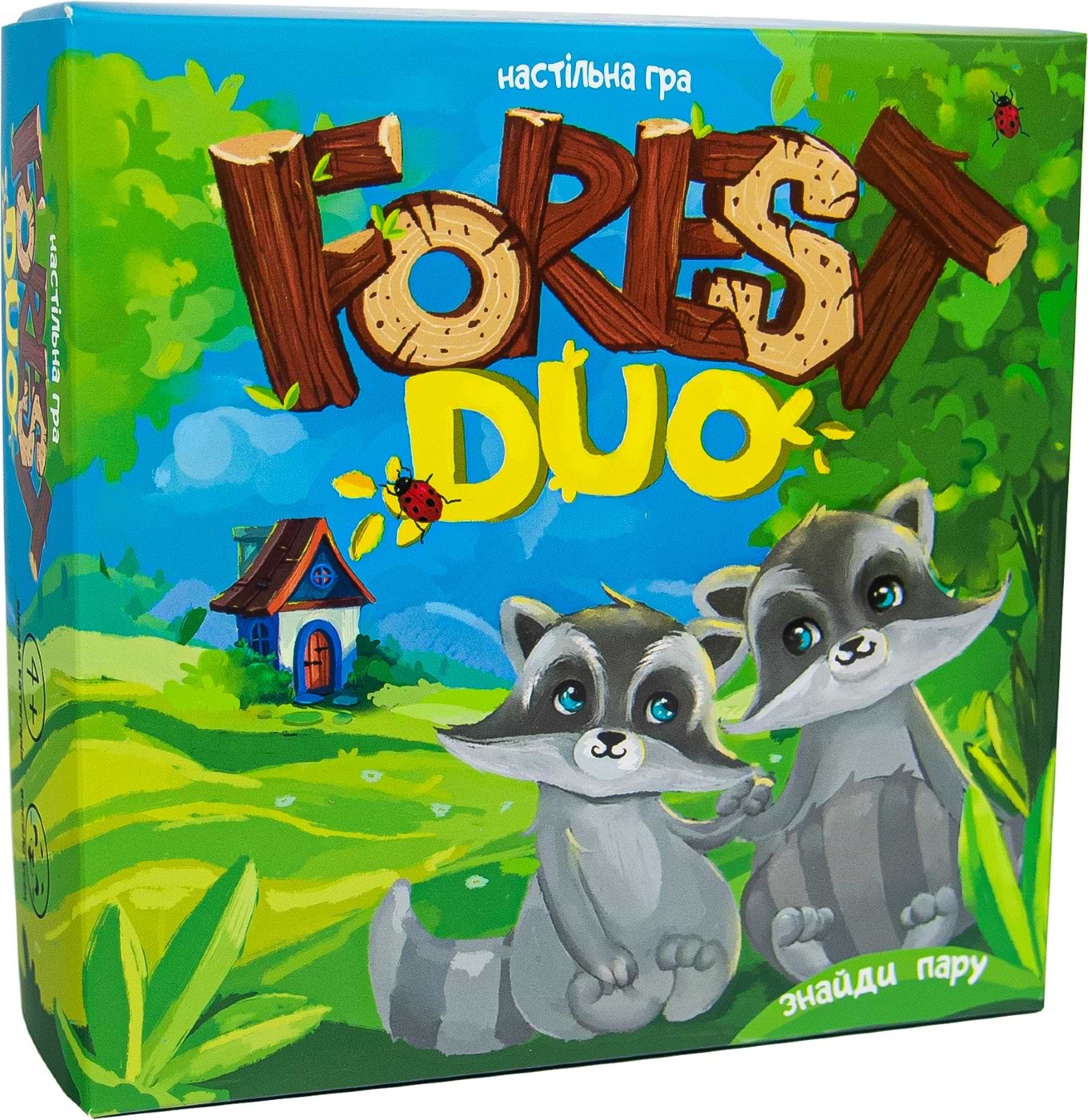 Настільна гра розвиваюча (3-4 роки) Strateg мемо Forest Duo укр (30867) - Фото 1
