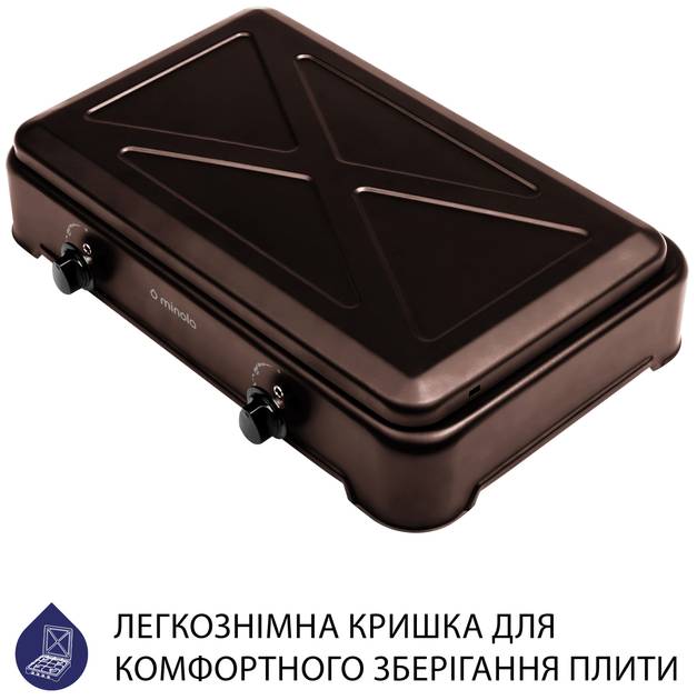 Фото - Плита газова настільна Minola TGH 200 BR