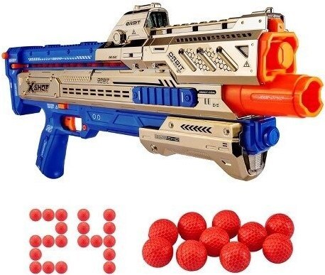 Фото - Бластер многозарядный ZURU X-Shot EXCEL CHAOS Golden Orbit (24 шарика) (36414Z)