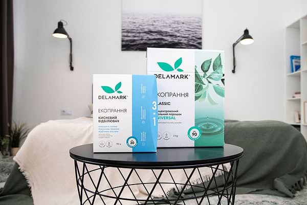 Фото - Пральний порошок DeLaMark Universal 1 кг (4820152330048)