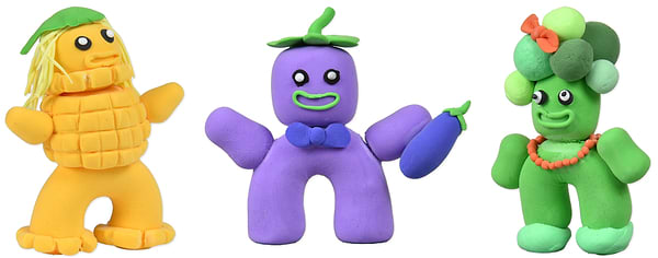 Фото - Маса для ліплення Strateg U'DOClay 51 шт. (30921)