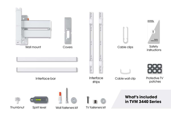 Фото - Крепление для телевизора Vogels TVM 3443 Білий