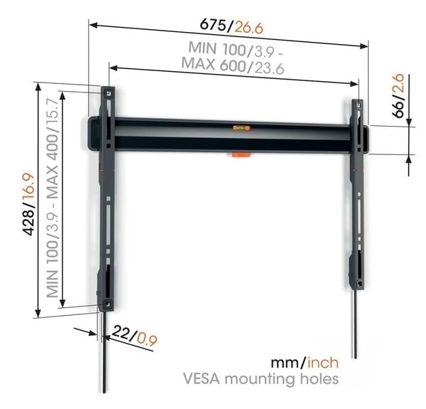 Фото - Крепление для телевизора Vogels TVM 3603 Black