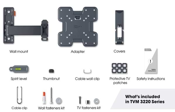 Фото - Кріплення для телевізора Vogels TVM 3223 Black