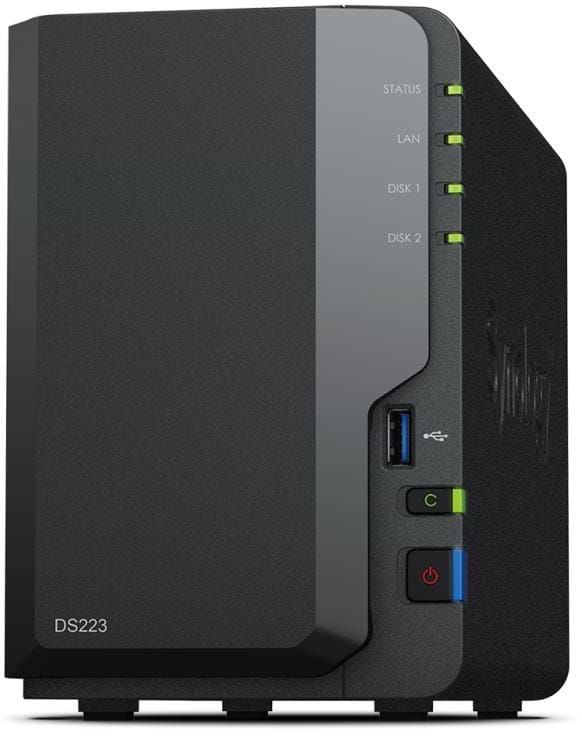 Мережеве сховище без HDD Synology DS223 - Фото 1
