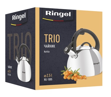 Фото - Чайник металлический Ringel Trio 2.5 л (RG-1005)