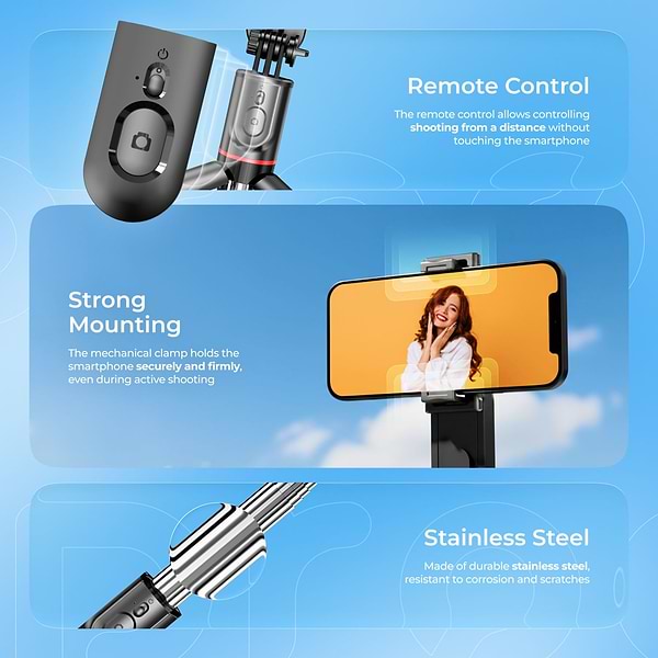 Фото - Трипод для селфи Proove Selfie Lume black