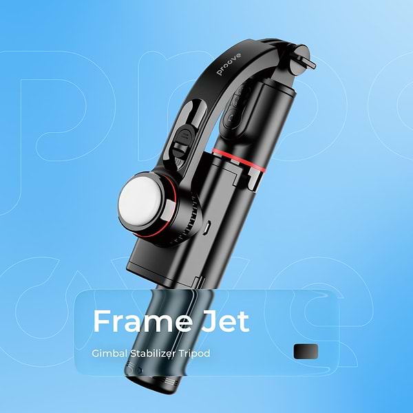 Фото - Трипод для селфі Proove Frame Jet Gimbal Stabilizer black (MPFJ00010001)