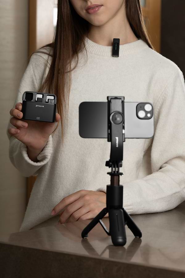 Фото - Мікрофон для смартфона Proove Record Lightning Black
