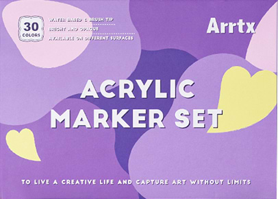 Фото - Набор маркеров Arrtx AACM-0530A 30 цв. (LC303144)