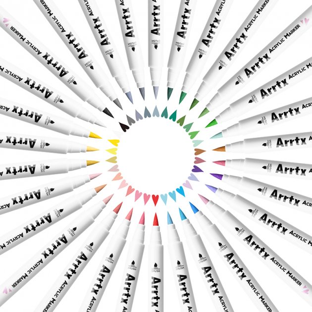 Фото - Набор маркеров Arrtx AACM-0530A 30 цв. (LC303144)