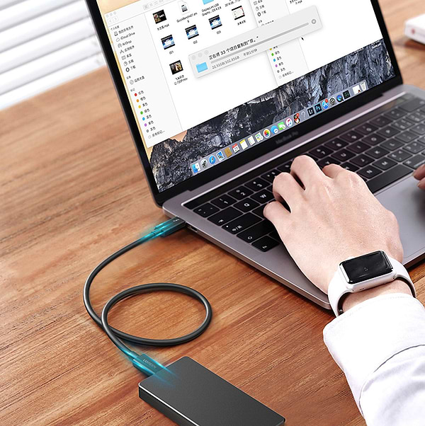 Фото - Кабель синхронизации данных UGREEN US501 USB 4.0 Type-C M-M, 0,8m (30389)