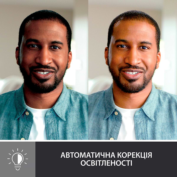 Фото - Веб-камера для комп'ютера Logitech BRIO 500 Graphite (960-001422)