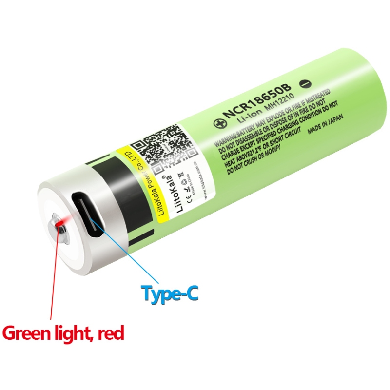 Фото - Аккумулятор тип 18650 LiitoKala Lii-USB-34B