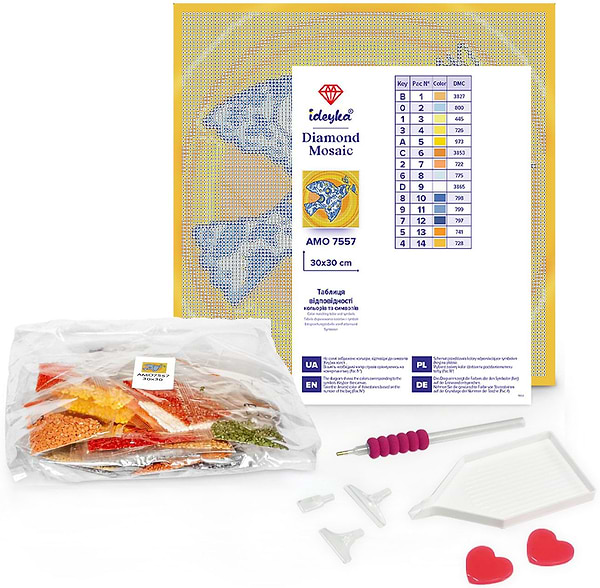 Фото - Алмазная живопись Ideyka Ладонь чуда 30х30 см (AMO8197)