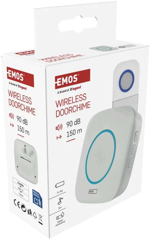 Фото - Беспроводной дверной звонок EMOS P5736 3xAA
