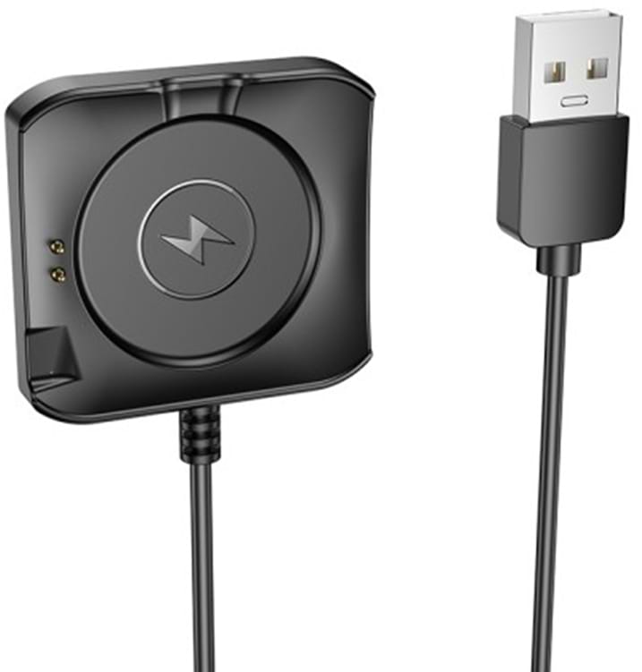 Зарядний пристрій для смарт-годинників HOCO Y28 Black (6942007648509)