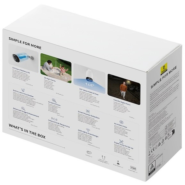 Фото - IP-камера Baseus Security B1 Outdoor Camera 2K White (S0SV002130)