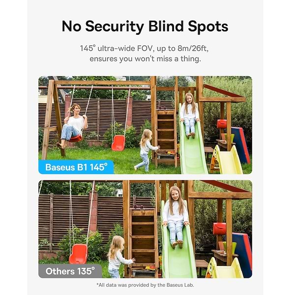 Фото - IP-камера Baseus Security B1 Outdoor Camera 2K White (S0SV002130)