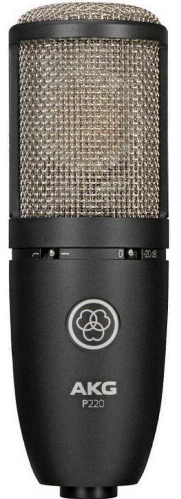 Микрофон вокальный проводной AKG P220 Black (3101H00420) - Фото 1