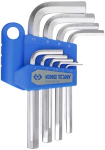 Набір шестигранних ключів KING TONY 1,5 - 10 мм 9 шт. (20219MR)