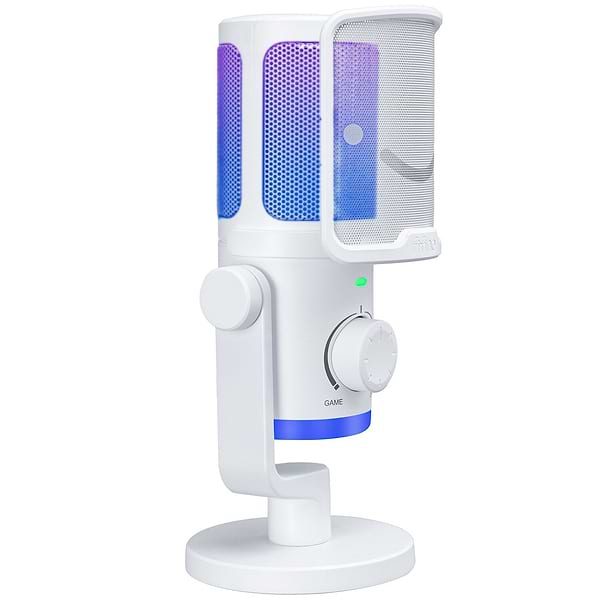 Фото - Микрофон для компьютера проводной Fifine AM6W USB White