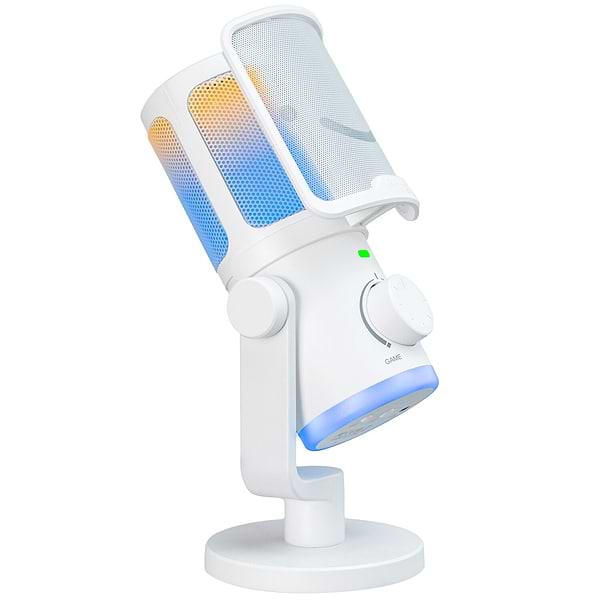 Фото - Микрофон для компьютера проводной Fifine AM6W USB White